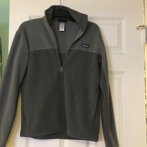 Grey Patagonia Fleece Pullover